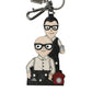 Leather Dominico Stefano #DGFAMILY Logo Badge Keychain