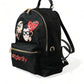 Black #DGFAMILY Embellished Backpack VULCANO Bag