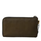 Dark Green Nylon Logo Multifunctional Kit 2 Pcs Set Bags