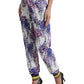 Multicolor Floral Print Jogger Pants