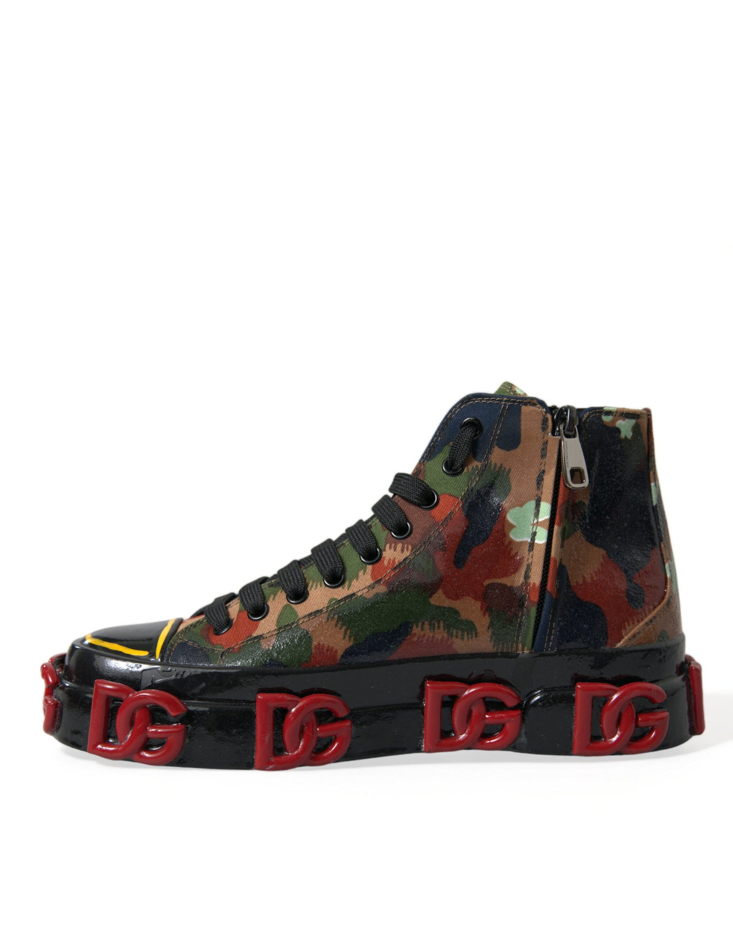 Multicolor Camouflage High Top Sneakers Shoes