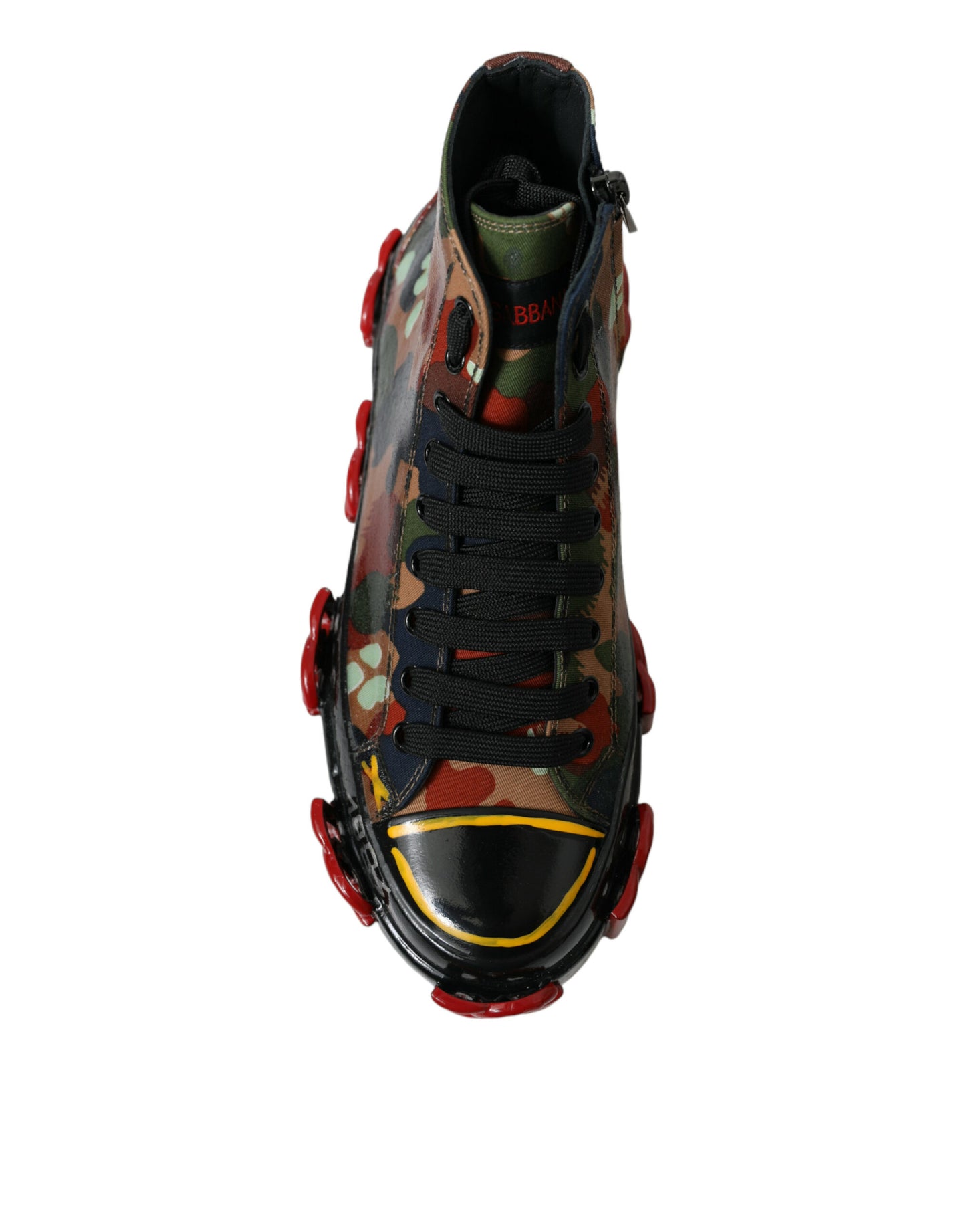 Multicolor Camouflage High Top Sneakers Shoes