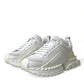 White Leather SUPER KING Sneakers Shoes