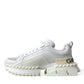 White Leather SUPER KING Sneakers Shoes