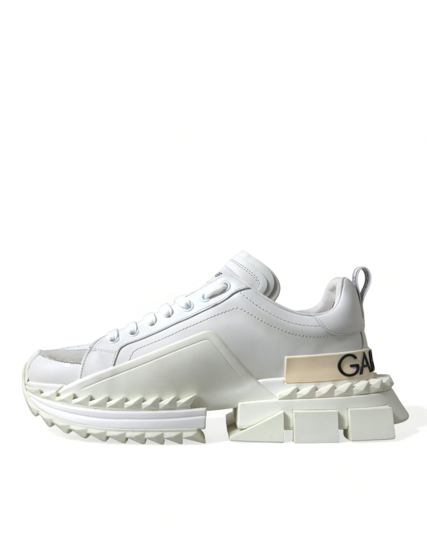 White Leather SUPER KING Sneakers Shoes