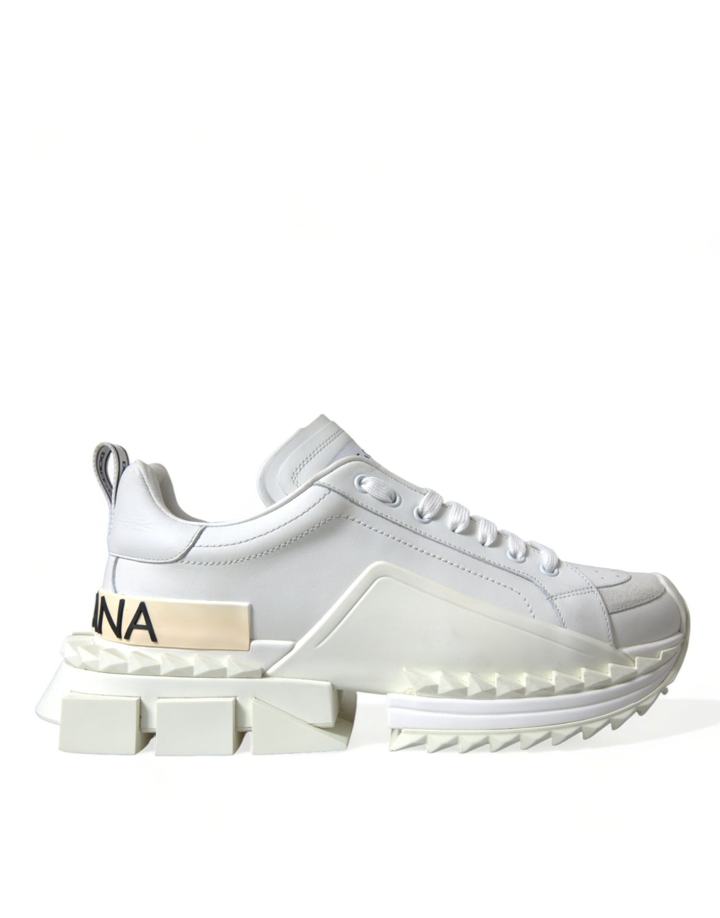 White Leather SUPER KING Sneakers Shoes