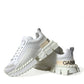 White Leather SUPER KING Sneakers Shoes