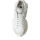 White Leather SUPER KING Sneakers Shoes