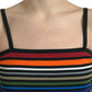 Multicolor Stripes Spaghetti Strap Tank Top