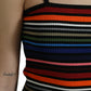 Multicolor Stripes Spaghetti Strap Tank Top