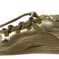 Elegant Gold Lace-Up NS1 Sneakers