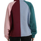 Multicolor Cotton Crewneck Pullover Sweater