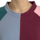 Multicolor Cotton Crewneck Pullover Sweater