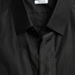 Black Cotton Logo Formal GOLD Dress Shirt