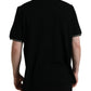 Black Logo Collared Short Sleeve T-shirt