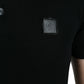 Black Logo Collared Short Sleeve T-shirt