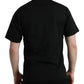 Black Cotton Short Sleeve Crew Neck T-shirt