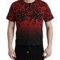 Red Leopard Cotton Short Sleeves T-shirt