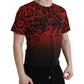 Red Leopard Cotton Short Sleeves T-shirt