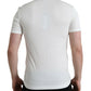 White Logo Plaque Short Sleeve Vneck T-shirt