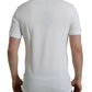 White Logo Collared Short Sleeve T-shirt