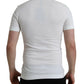 White Collared Short Sleeve Crown T-shirt