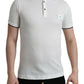 White Logo Collared Short Sleeve T-shirt