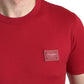 Red Logo Plaque ShortSleeve Crewneck T-shirt