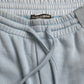 Light Blue Cotton Sweatpants Men Jogger Pants