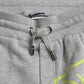 Gray Cotton Graffiti Sweatpants Jogger Pants