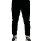 Black Velvet Stretch King Royals Jogger Pants