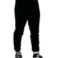 Black Velvet Stretch King Royals Jogger Pants