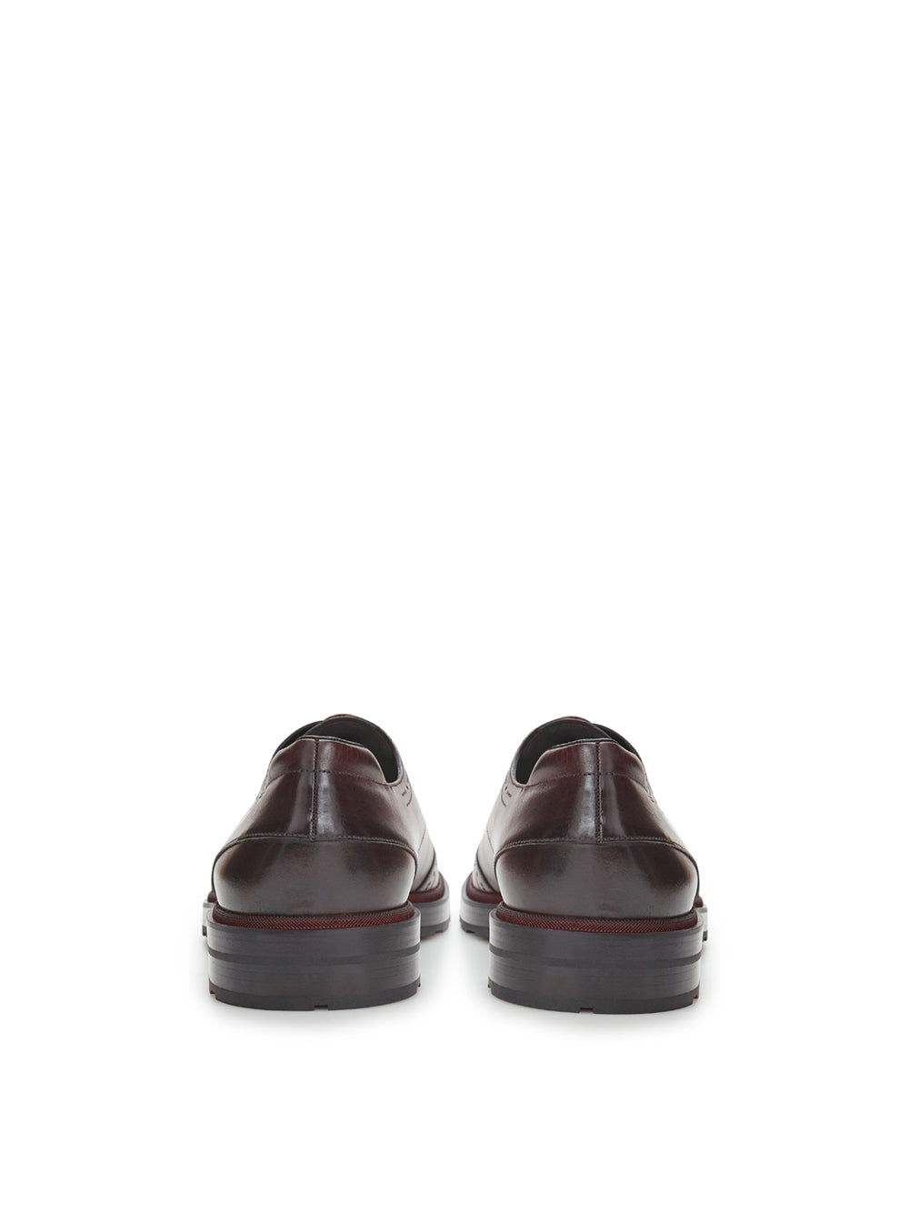 Elegant Brown Leather Derby Shoes