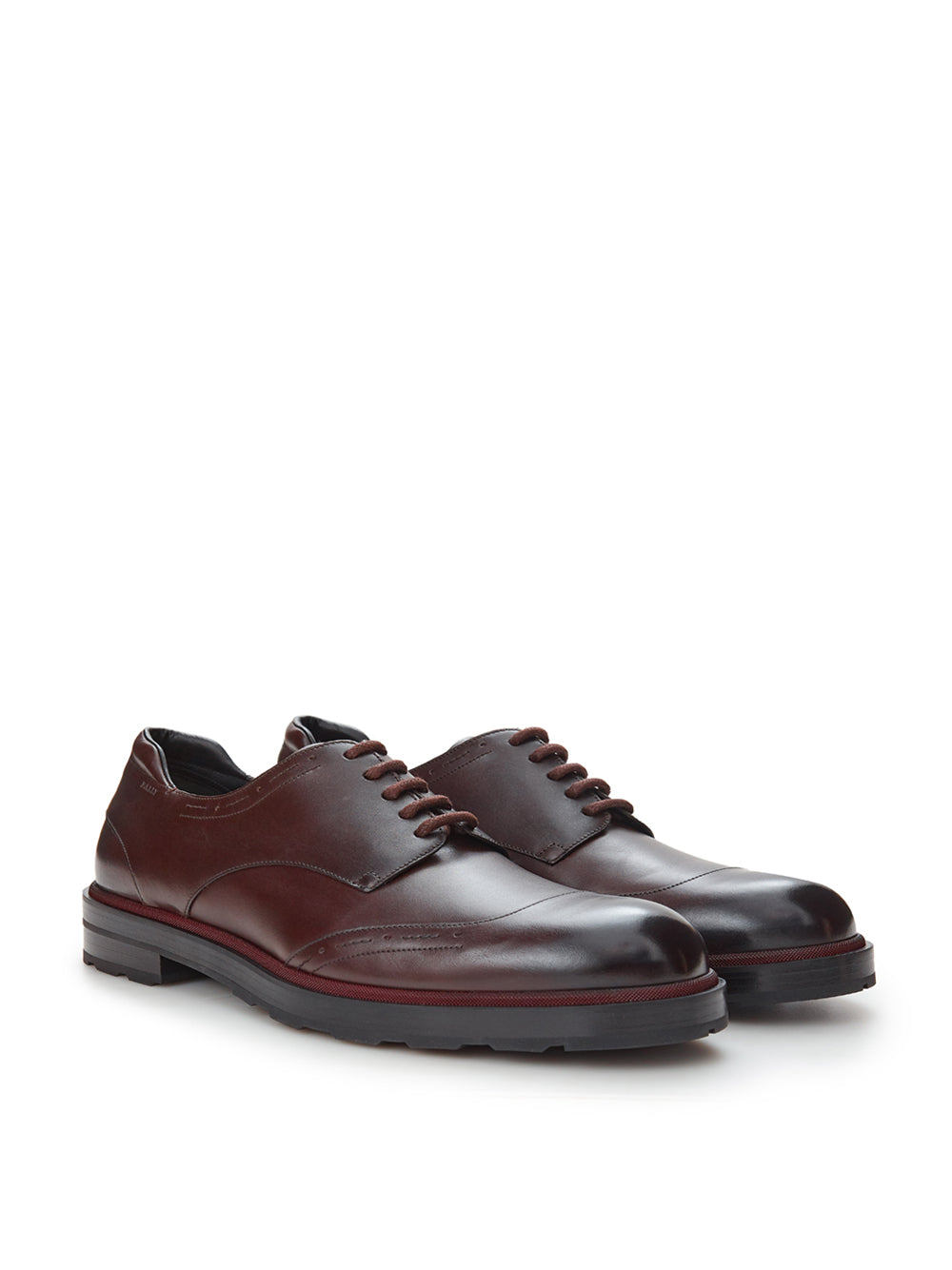 Elegant Brown Leather Derby Shoes