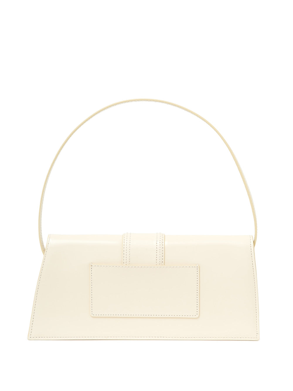 Elegant Ivory Leather Clutch for Evening Elegance