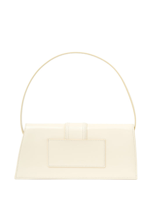 Elegant Ivory Leather Clutch for Evening Elegance