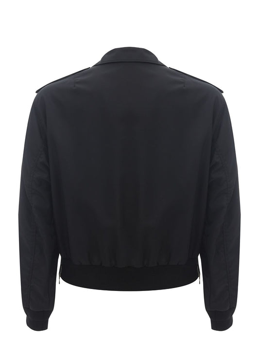 Timeless Black Bomber Jacket