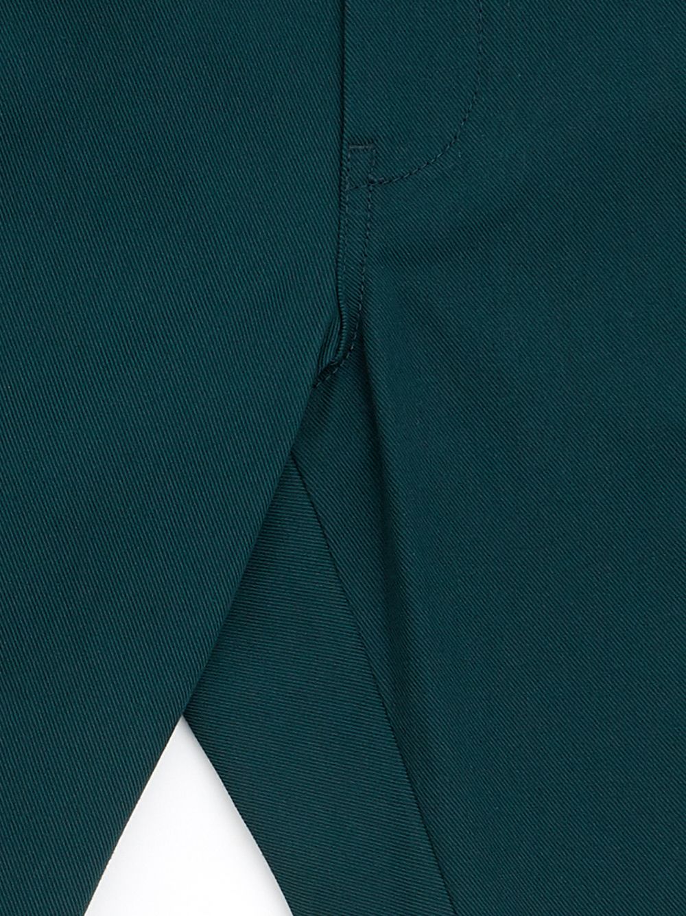 Emerald Green Cotton Regular Fit Trousers