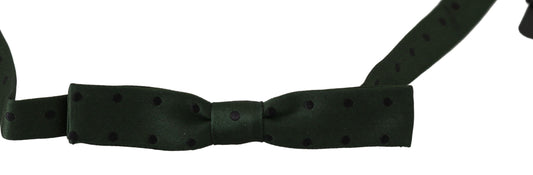 Elegant Green Silk Men's Tie