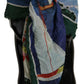 Elegant Multicolor Silk Blend Square Scarf