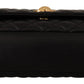 Elegant Black Nappa Leather Shoulder Bag