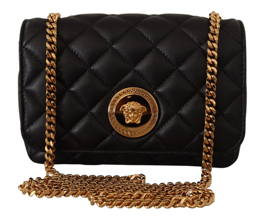 Elegant Quilted Nappa Leather Shoulder Bag