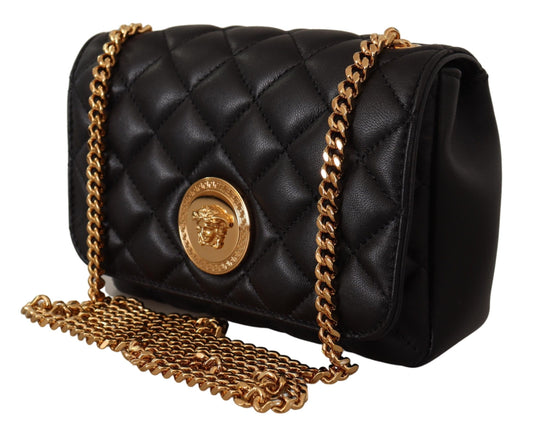 Elegant Quilted Nappa Leather Shoulder Bag