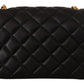 Elegant Quilted Nappa Leather Shoulder Bag