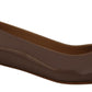 Elegant Caraway Brown Pumps with Vara Bow