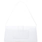 Elegant White Leather Shoulder Bag