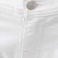 Elegant White Cotton Trousers