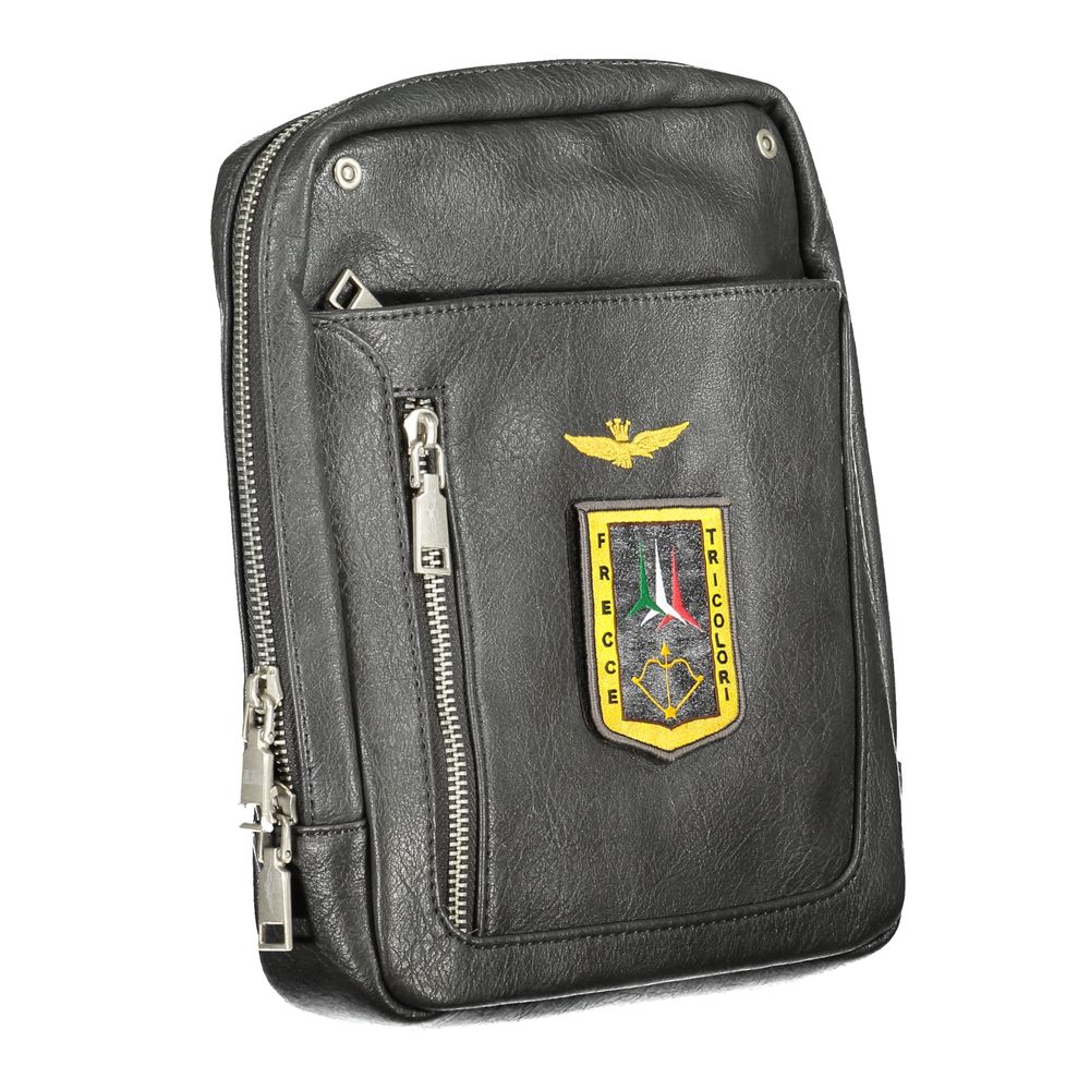 Chic Military-Inspired Gray Shoulder Bag