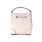 Mercer Small Powder Blush Pebble Leather Bucket Crossbody Bag Purse