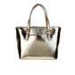 Jet Set Pale Gold Metallic XS Carryall Top Zip Tote Bag Purse